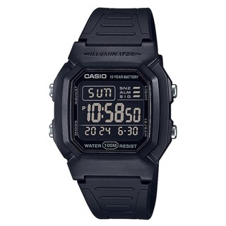 Foto 1 | Reloj Casio W-800h-1bvcf Illuminator Retro Dual Time(doble Hora)-negro