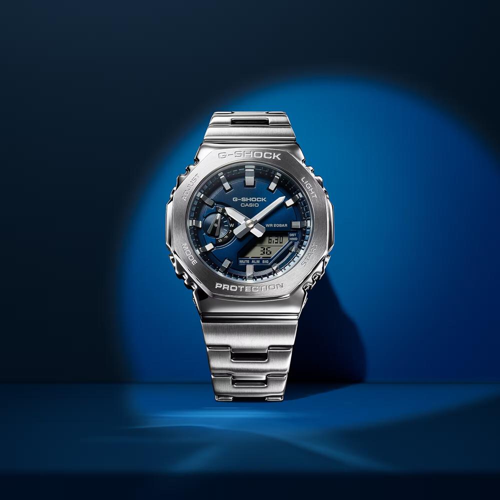Foto 4 pulgar | Reloj G-shock Gm-2110d-2bcr-acero
