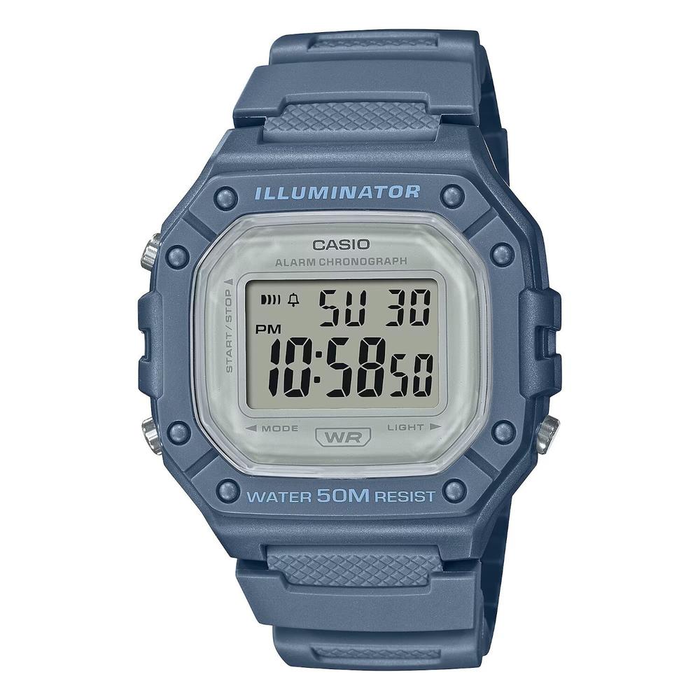 Reloj Casio W-218hc-2avcf Illuminator Sport-azul