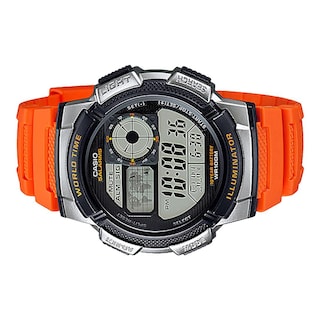 Foto 2 | Reloj Casio Ae-1000w-4bvcf World Time Illuminator-naranja