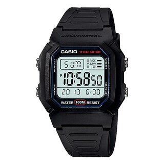 Foto 1 | Reloj Casio W-800h-1avcf Illuminator Retro Dual Time(doble Hora)-negro