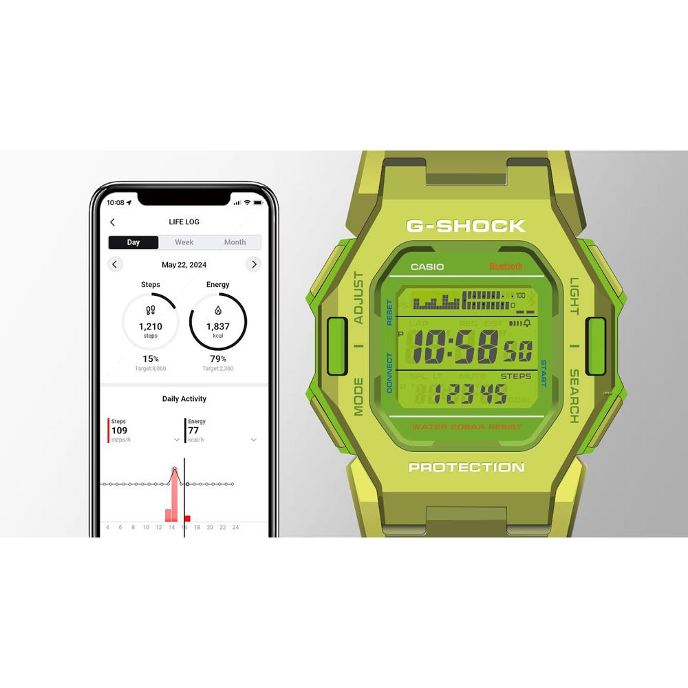 Foto 4 pulgar | Reloj G-shock Gd-b500s-3cr-verde