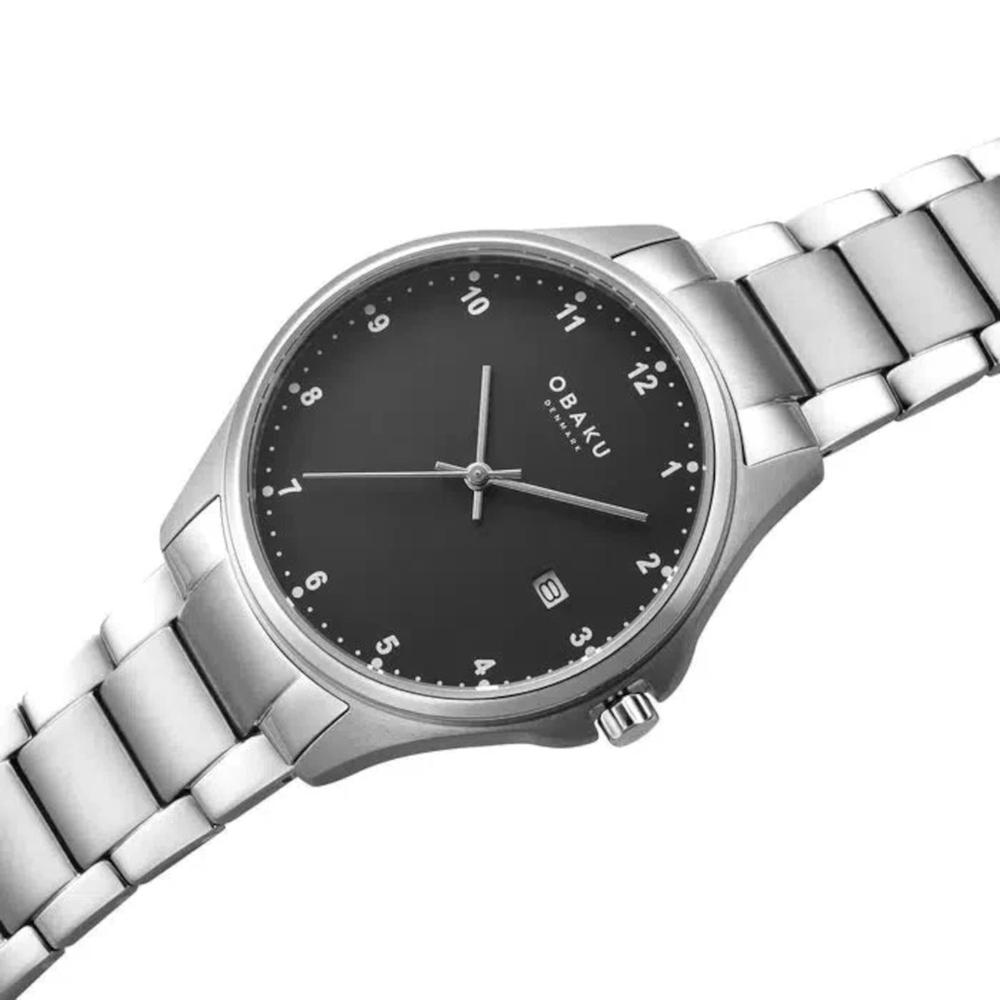 Foto 5 pulgar | Reloj Obaku Denmark V272gdtbst Titanium Titanlink2-acero