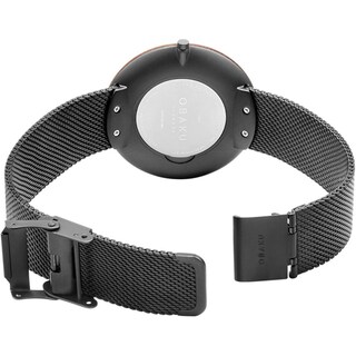 Foto 3 | Reloj Obaku Denmark V245gxbbmb Trae Clásico Charcoal Con Bisel De Madera-negro