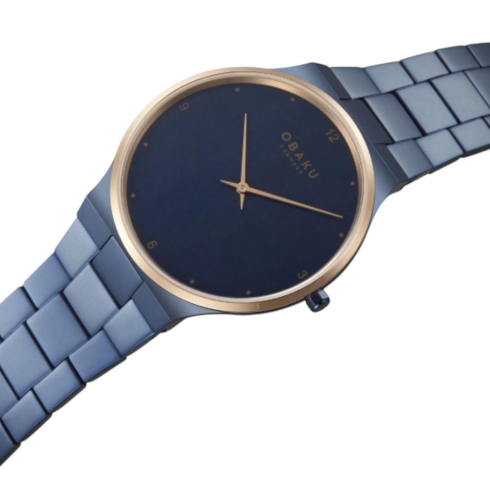 Foto 5 pulgar | Reloj Obaku Denmark V305gxslsl Serviet Bahama-azul