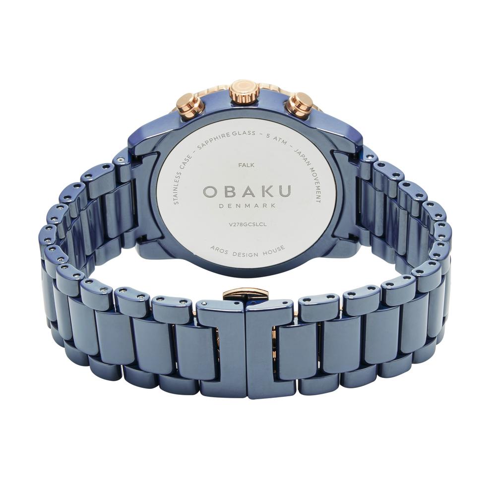 Foto 4 pulgar | Reloj Obaku Denmark V278GCSLCL Azul