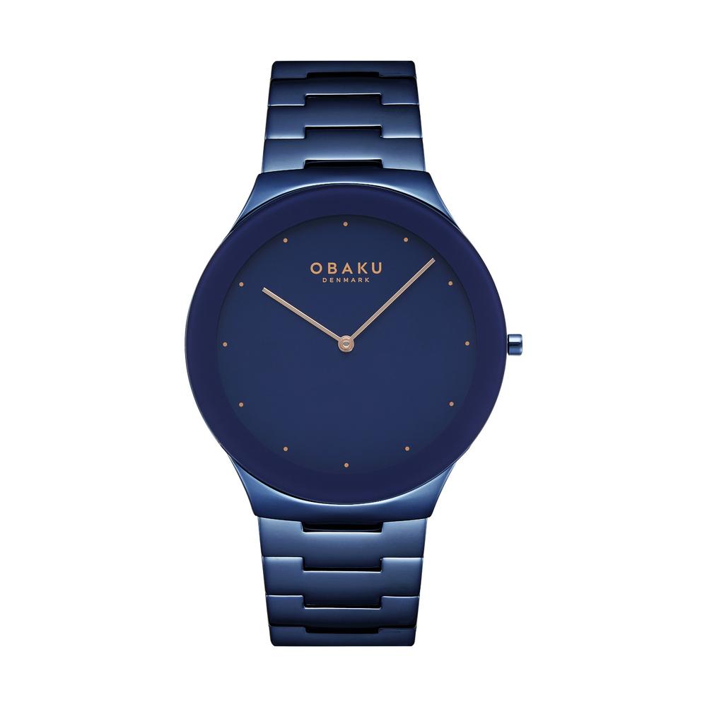 Foto 2 pulgar | Reloj Obaku Denmark V290GXLLSL Azul