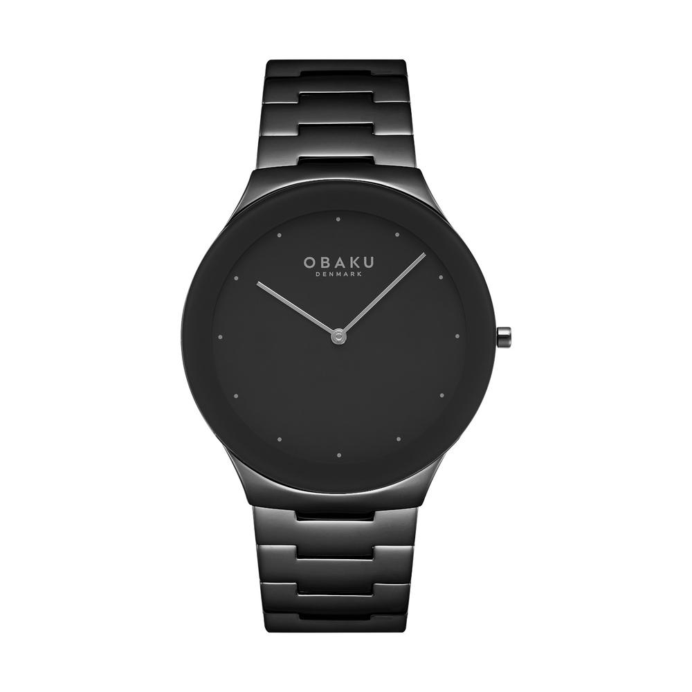 Reloj Obaku Denmark V290GXBBSB  Negro de Acero Inoxidable