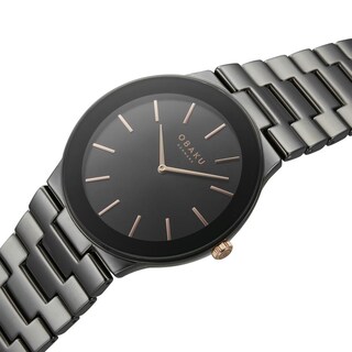 Foto 4 | Reloj Obaku Denmark V281gxbbcb Svale Dark Negro