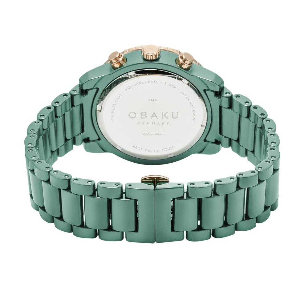 Foto 4 pulgar | Reloj Obaku Denmark V278GCEECE Verde