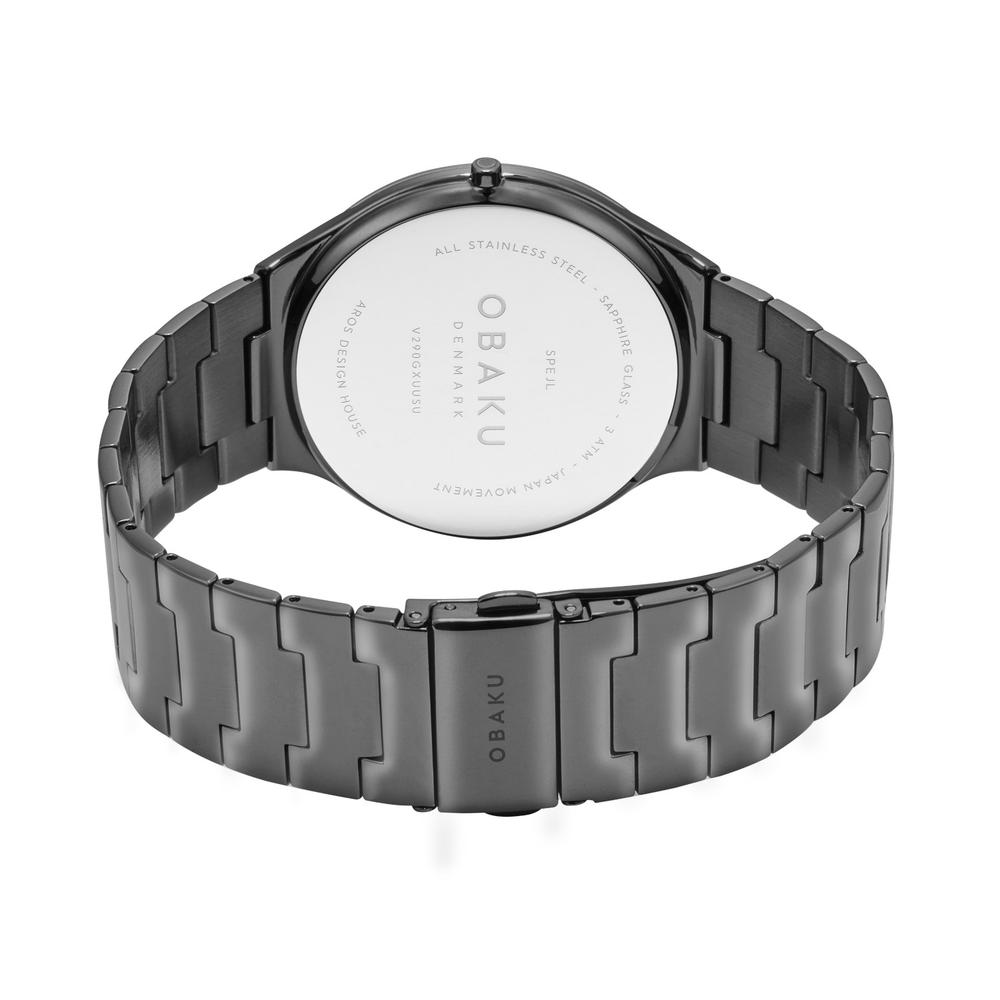 Foto 4 pulgar | Reloj Obaku Denmark V290GXUUSU Gris