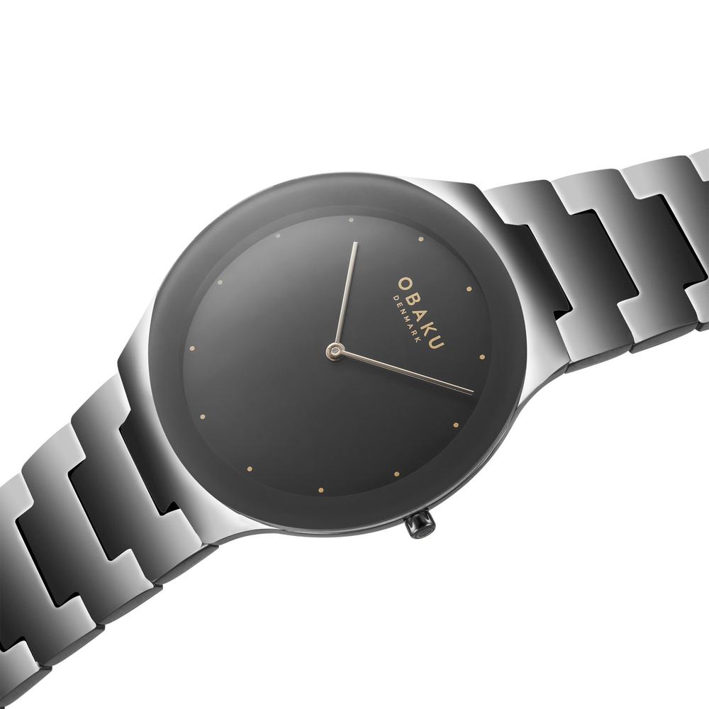 Foto 5 pulgar | Reloj Obaku Denmark V290GXUUSU Gris