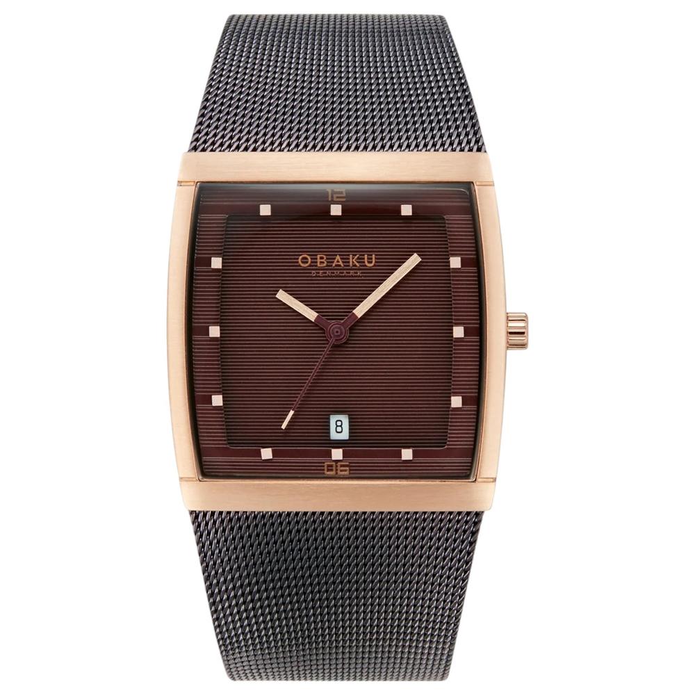 Reloj Obaku Denmark V102gdvnmn Lund Walnut-café