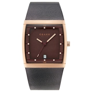 Foto 1 | Reloj Obaku Denmark V102gdvnmn Lund Walnut-café