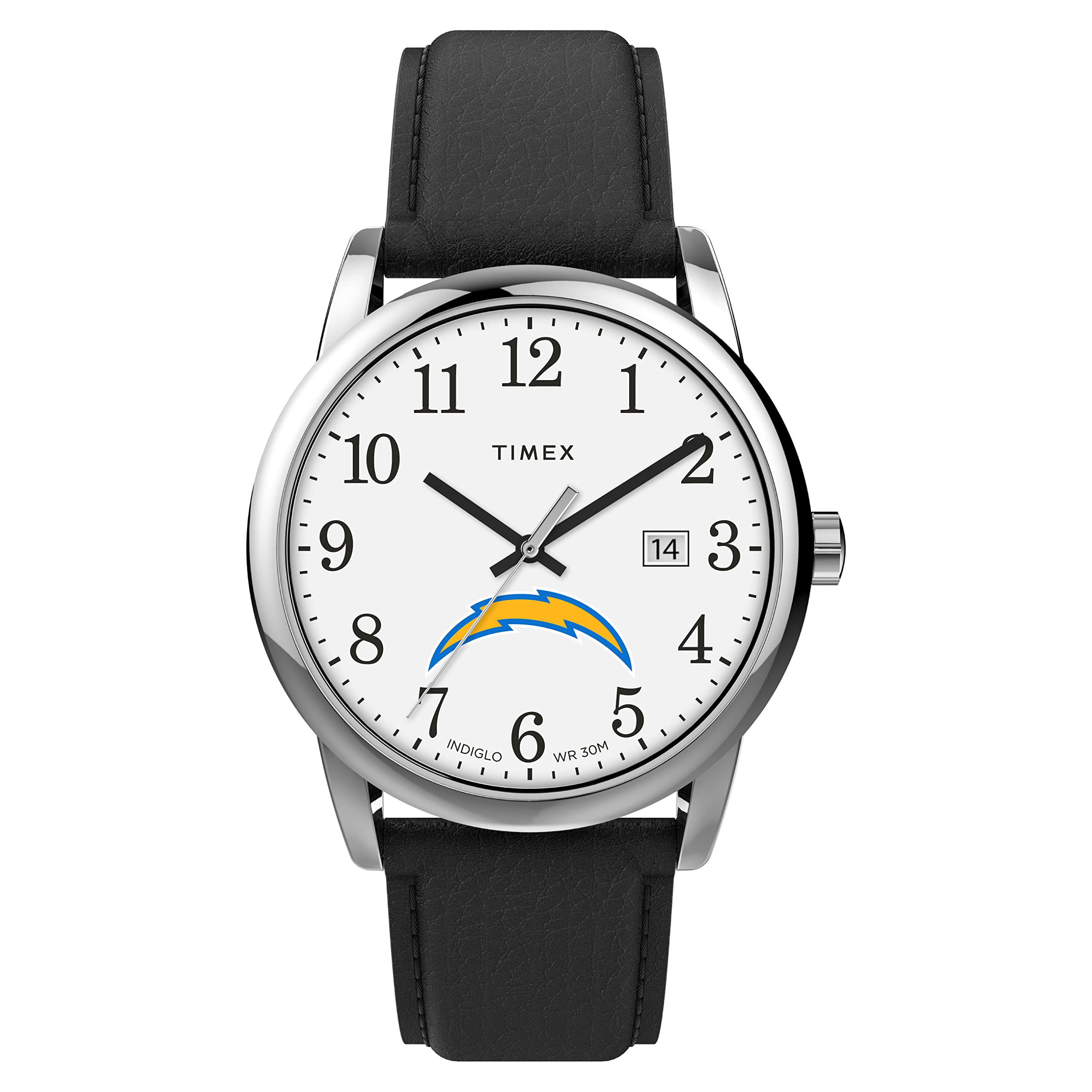 Foto 2 pulgar | Reloj Timex Nfl Easy Reader 38 Mm Los Angeles Chargers para Hombre - Venta Internacional