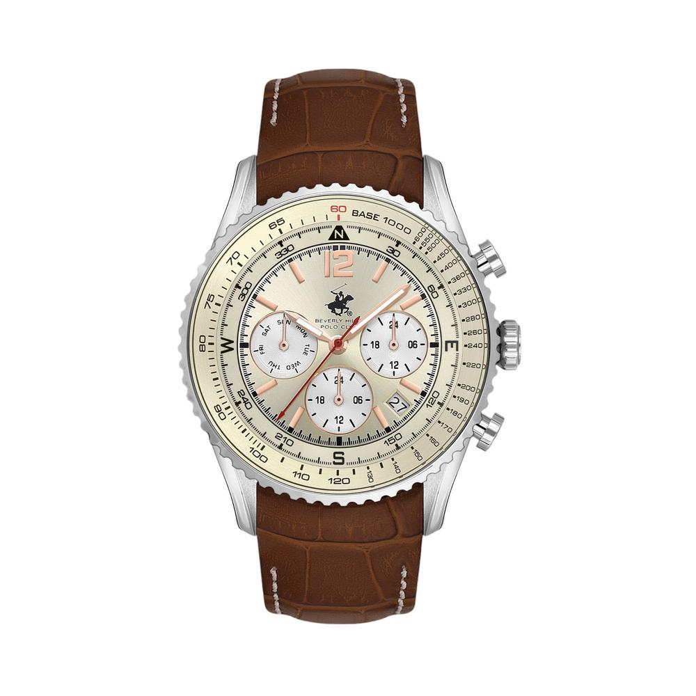 Foto 1 | Reloj Beverly Hills Polo Club Bp3723x.375 Men´s-café