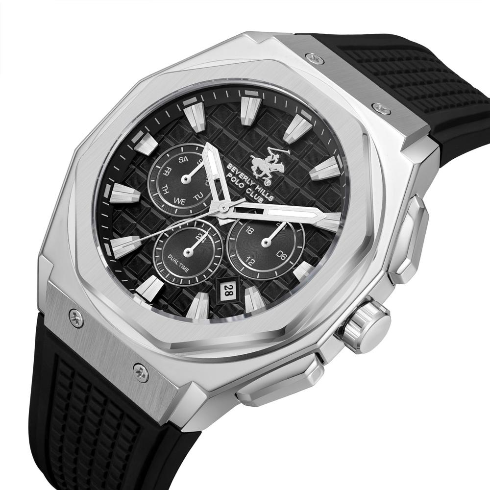 Foto 5 pulgar | Reloj Beverly Hills Polo Club Bp3718x.351 Men´s-negro