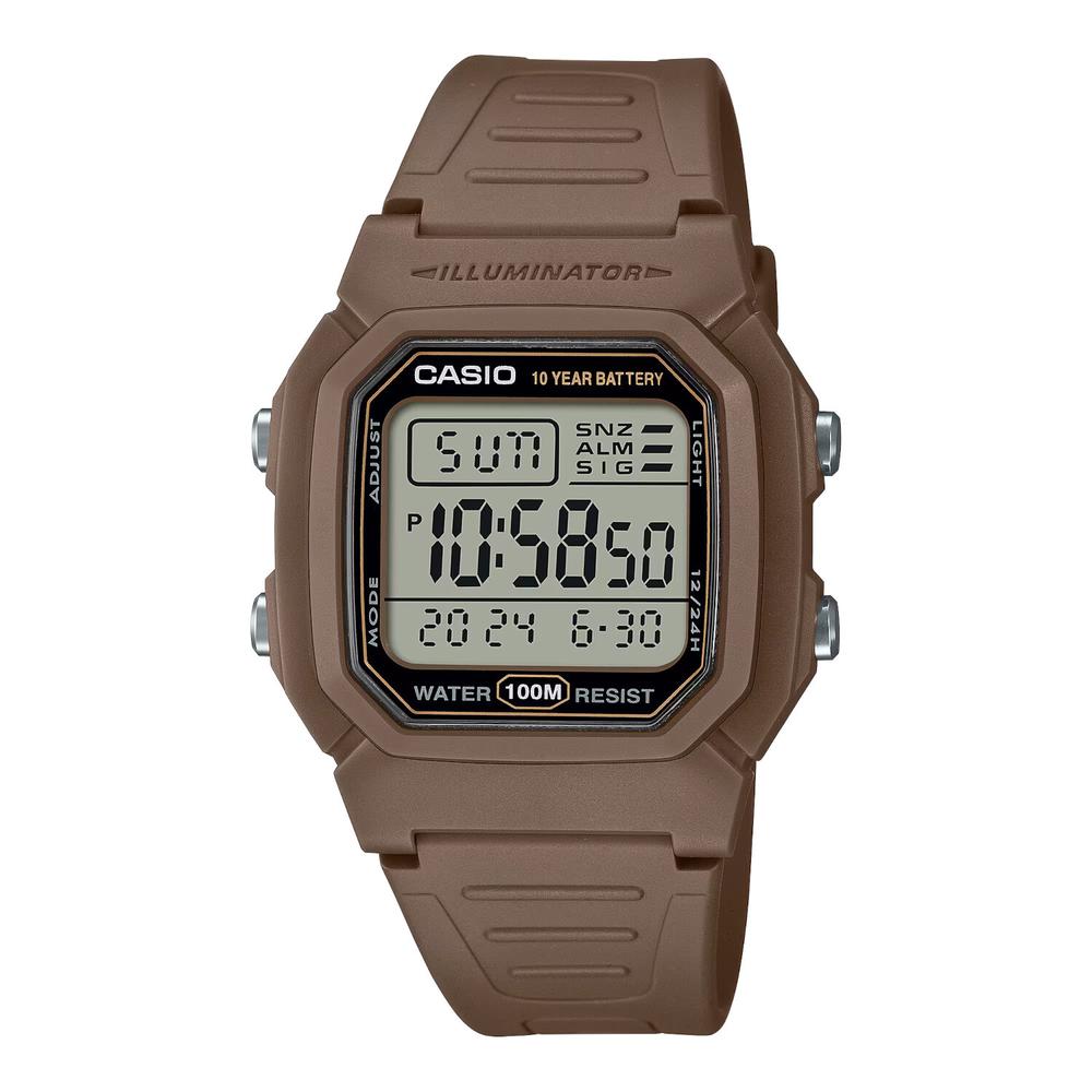 Reloj Casio W-800h-5avcf Illuminator-café