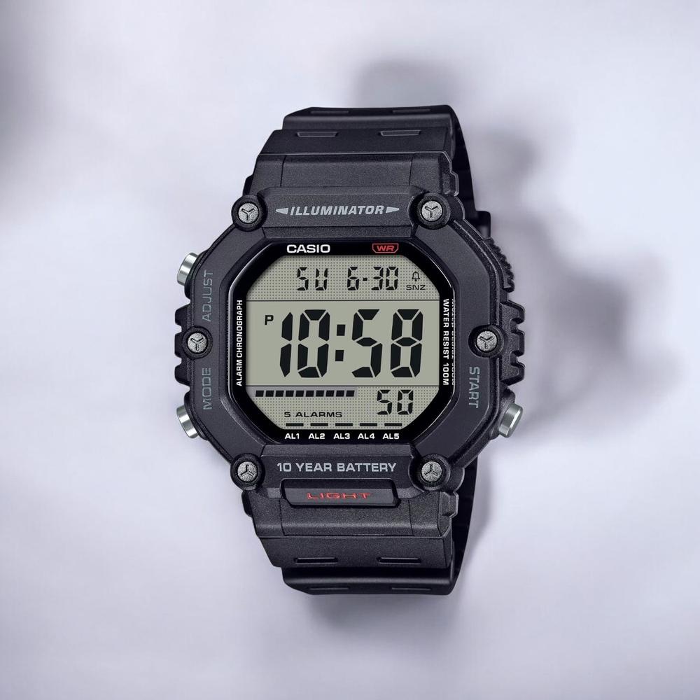 Foto 4 pulgar | Reloj Casio Ae-1600h-1avcf Illuminator-negro