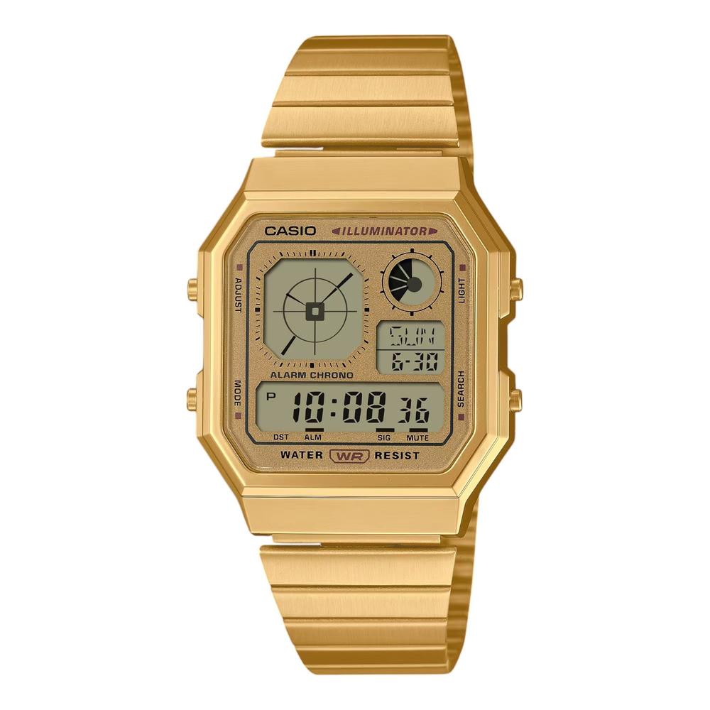 Foto 2 pulgar | Reloj Casio A130weg-9acf Retro-dorado