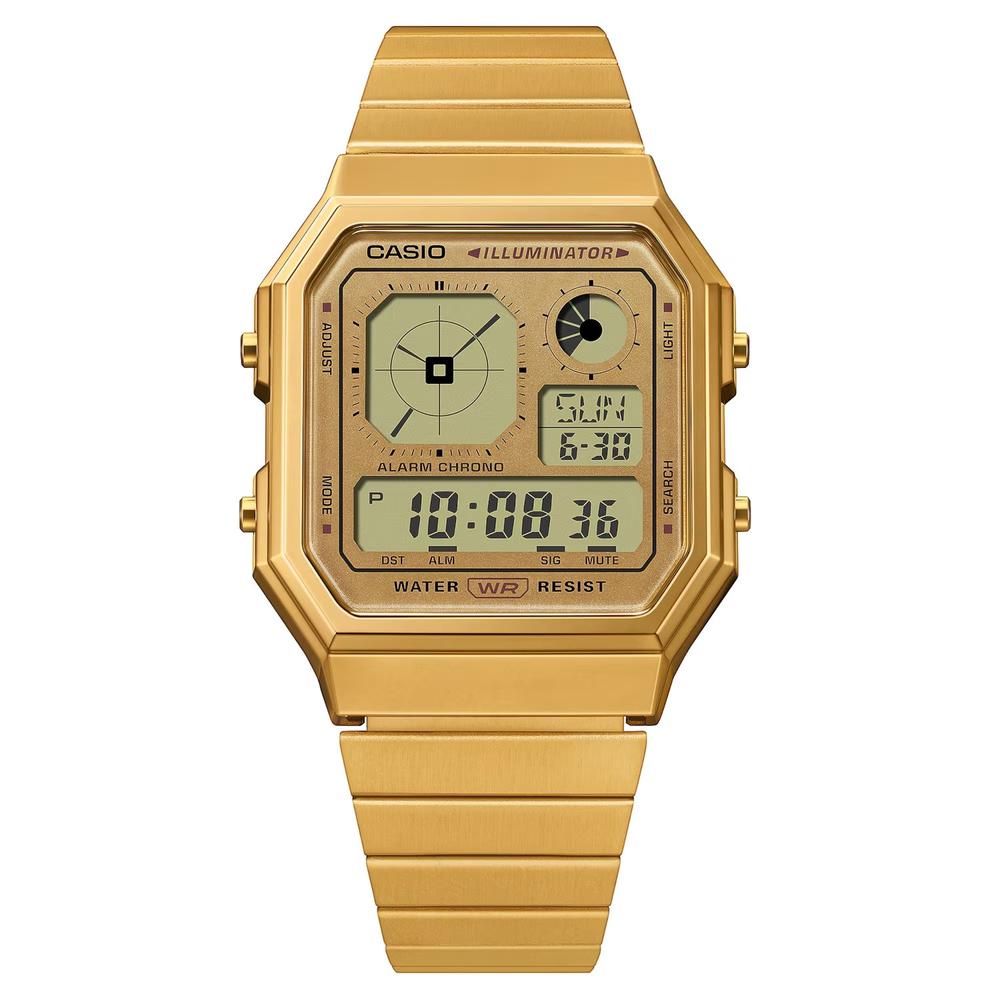 Foto 4 pulgar | Reloj Casio A130weg-9acf Retro-dorado