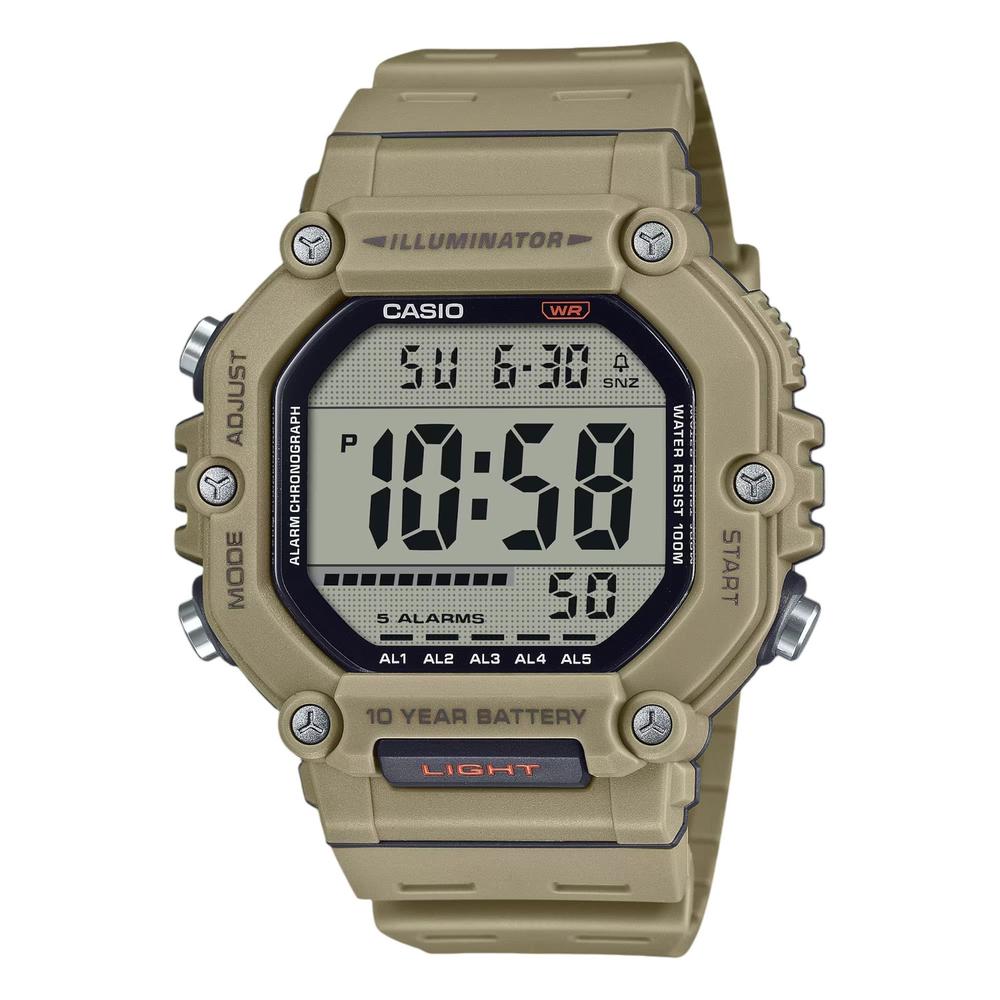 Reloj Casio Ae-1600h-5avcf Illuminator-café