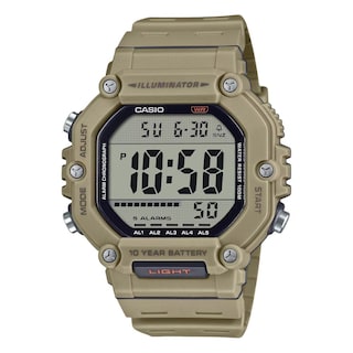 Foto 1 | Reloj Casio Ae-1600h-5avcf Illuminator-café