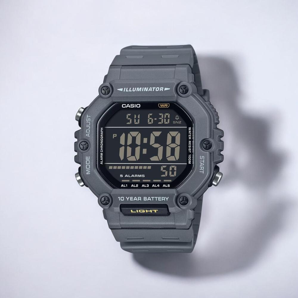 Foto 4 pulgar | Reloj Casio Ae-1600h-8bvcf Illuminator-gris
