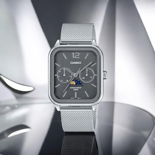 Foto 2 | Reloj Casio Mtp-m305mc-8avcf Moon Phase-acero