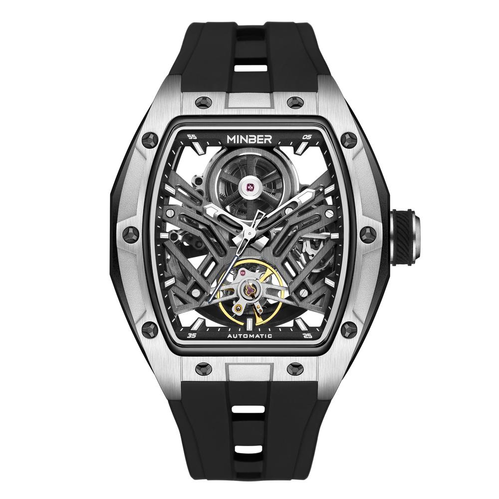 Foto 2 pulgar | Reloj De Pulsera Minber Hombre M9191g-3-1 Automático