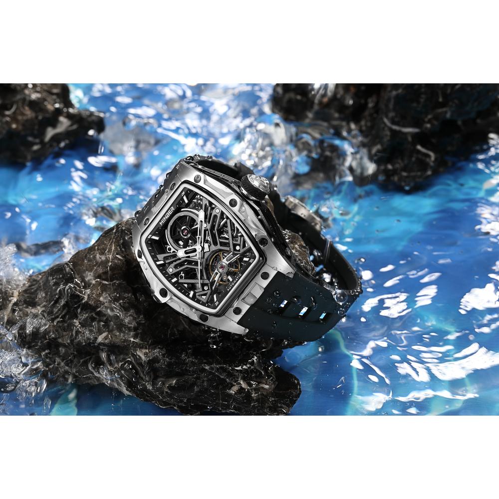 Foto 4 | Reloj De Pulsera Minber Hombre M9191g-3-1 Automático