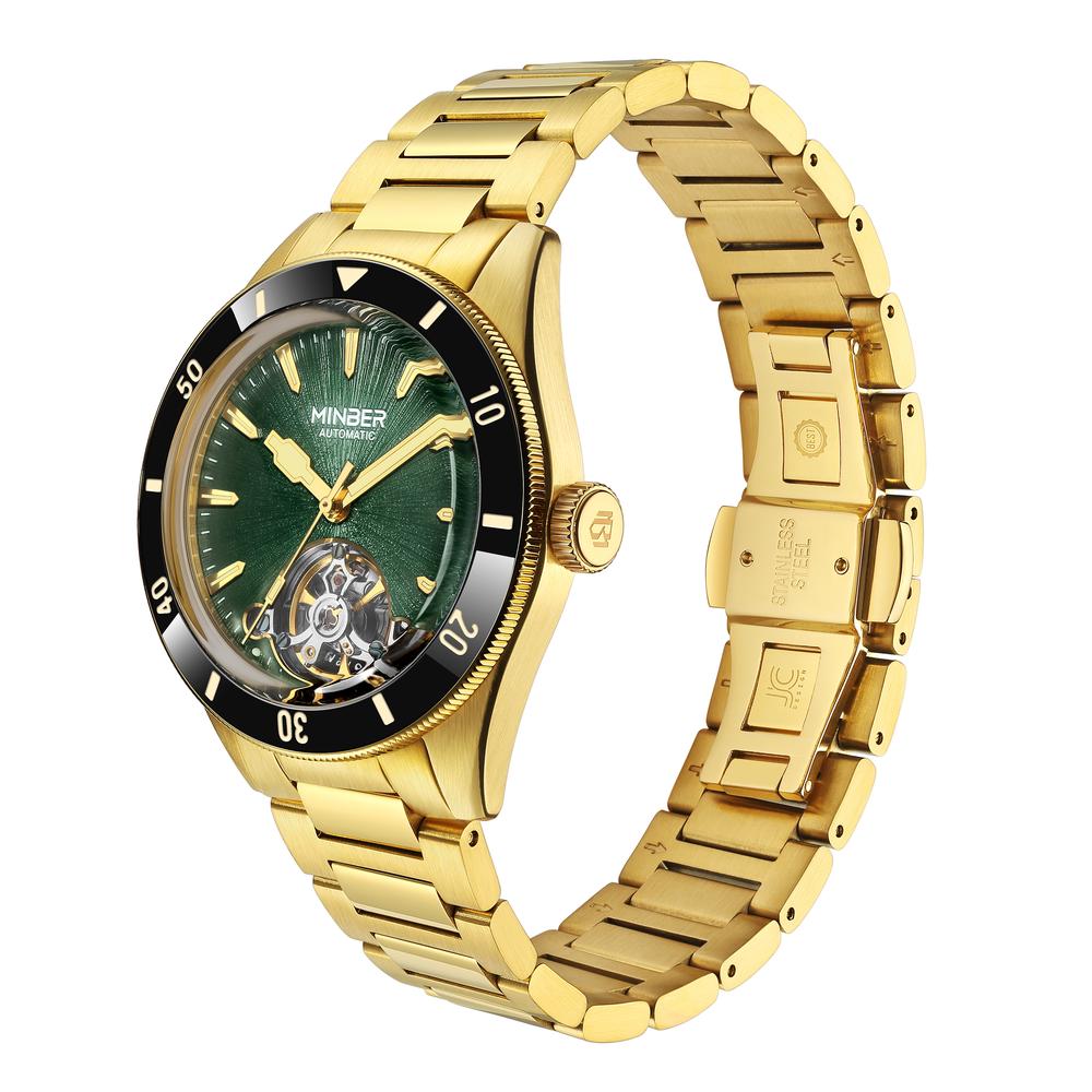 Foto 3 pulgar | Reloj De Pulsera Minber Hombre M9167g4 Automático