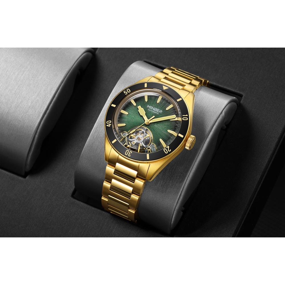 Foto 5 pulgar | Reloj De Pulsera Minber Hombre M9167g4 Automático