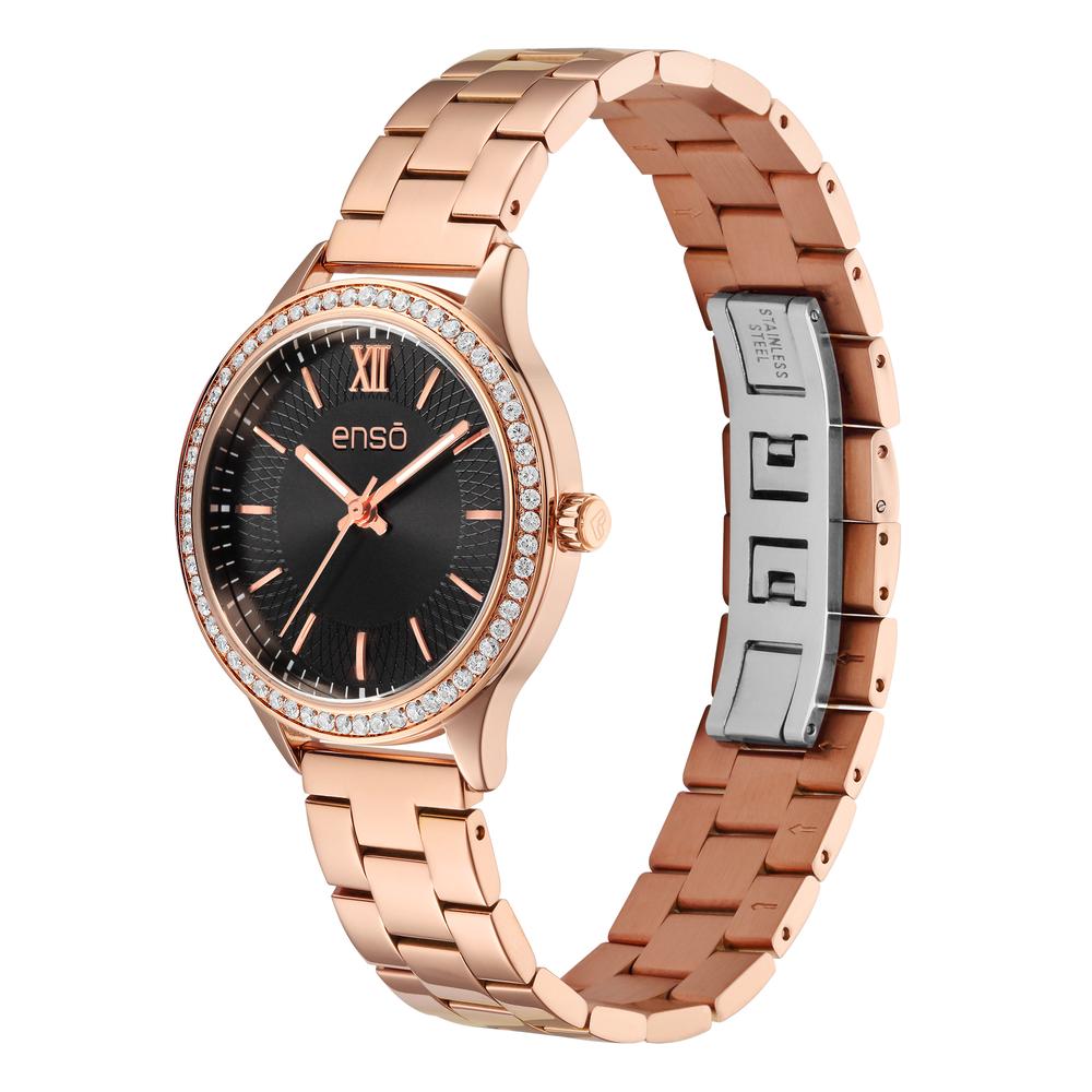 Foto 3 pulgar | Reloj De Pulsera Enso Para Mujer Ew2521l2 Rosado