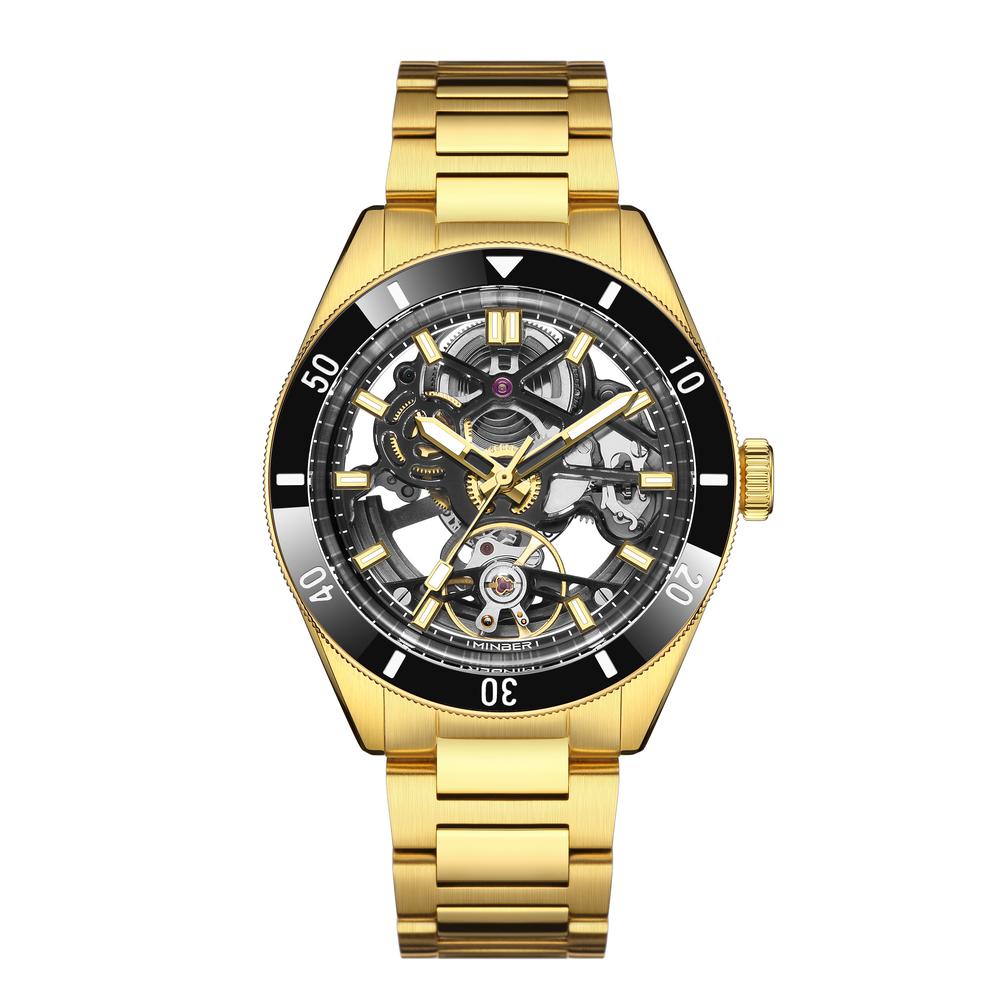 Reloj De Pulsera Minber Hombre M9167g-2-4 Automático