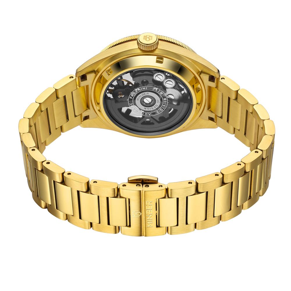 Foto 4 pulgar | Reloj De Pulsera Minber Hombre M9167g-2-4 Automático