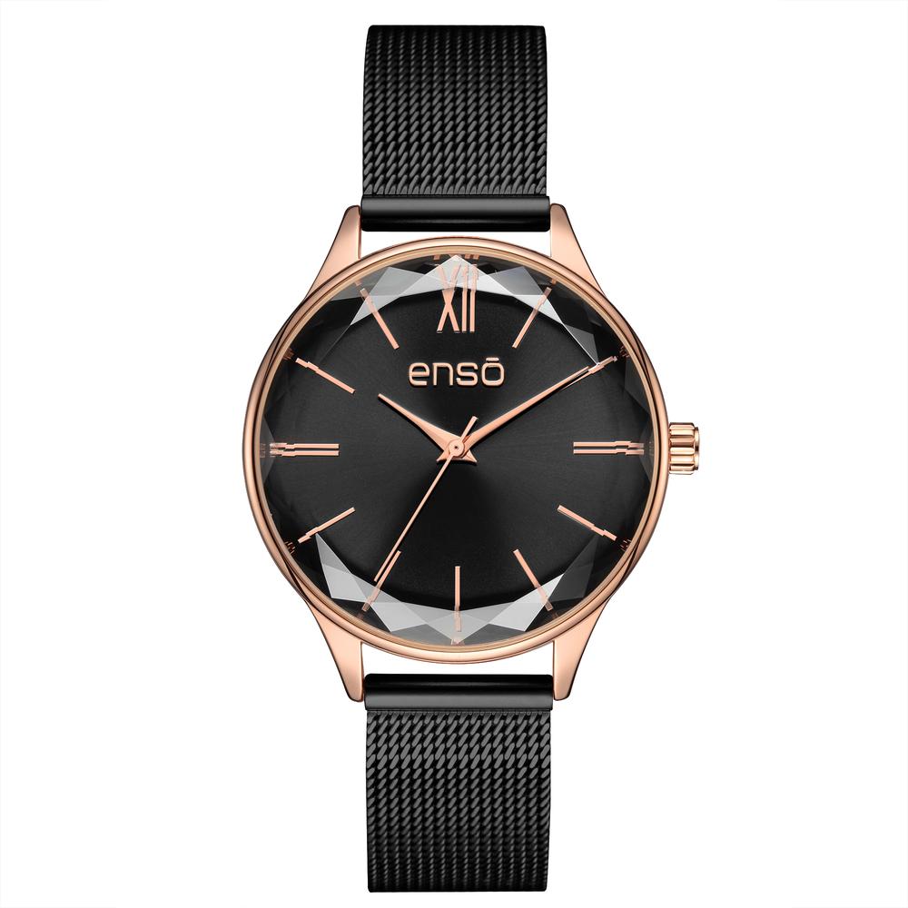 Foto 2 pulgar | Reloj de Pulsera Enso EW2522L2 Negro para Mujer