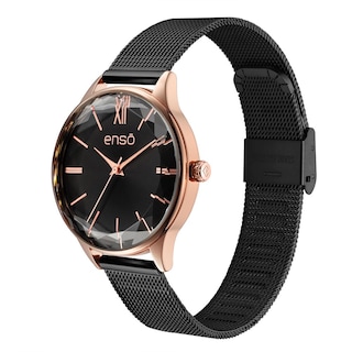 Foto 2 | Reloj de Pulsera Enso EW2522L2 Negro para Mujer