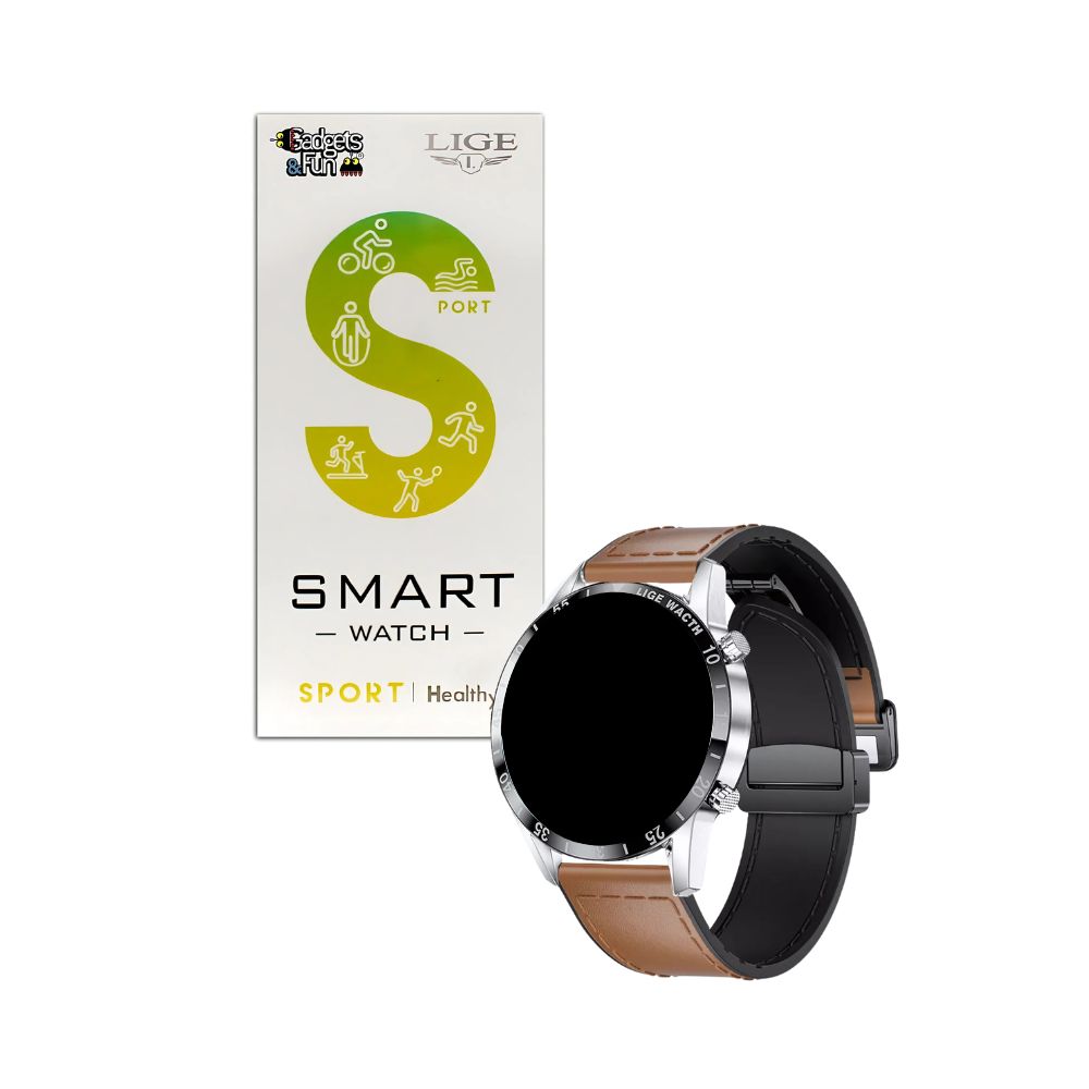 Foto 5 pulgar | Smartwatch Gadgets & Fun Lige Piel Para Hombre