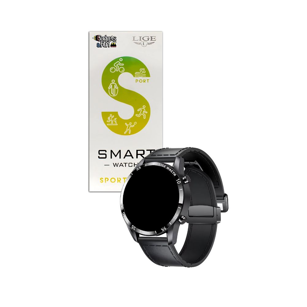 Foto 5 pulgar | Smartwatch Gadgets & Fun Lige Piel Para Hombre