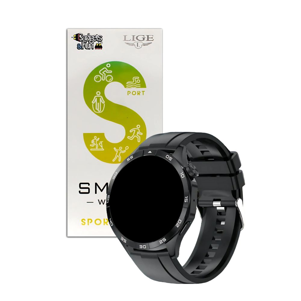 Foto 5 pulgar | Smartband Gadgets & Fun Iron Link Negro para Hombre