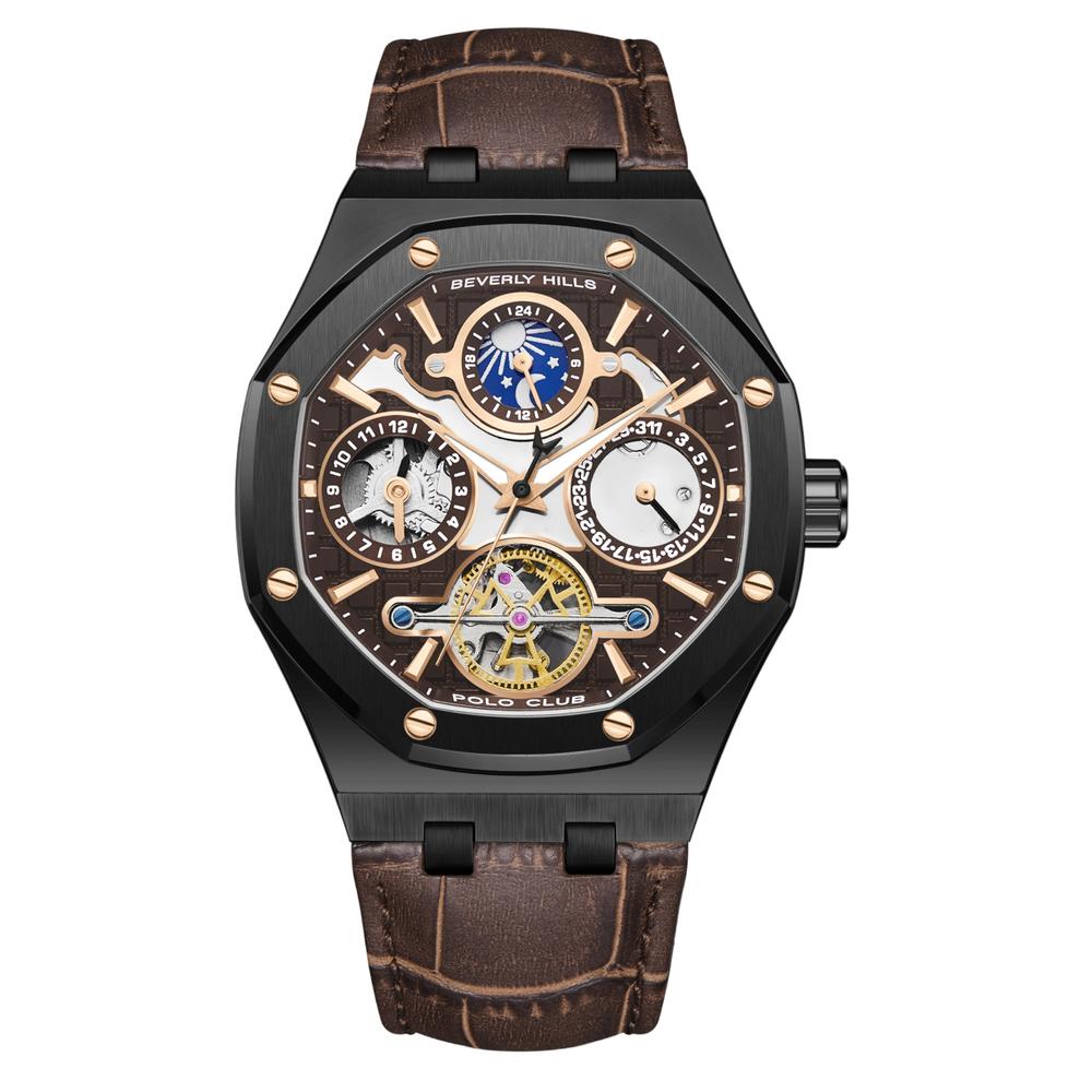 Reloj Beverly Hills Polo Club Bp3787x.042 Men´s-café