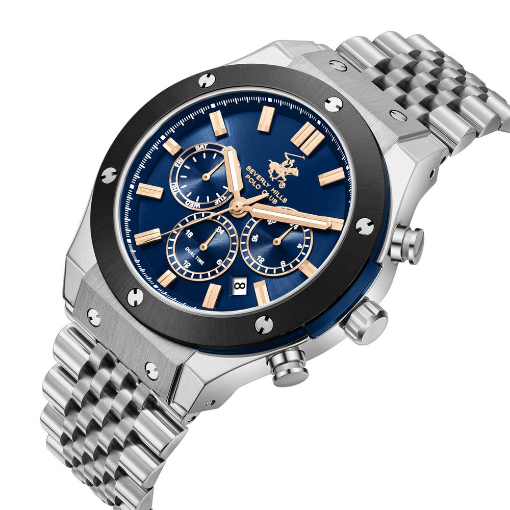 Foto 5 pulgar | Reloj Beverly Hills Polo Club Bp3773x.390 Men´s-acero
