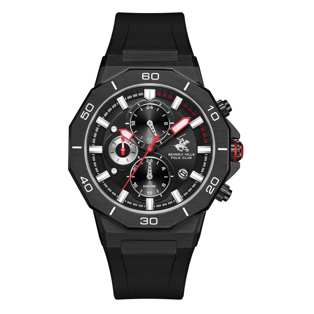 Reloj Beverly Hills Polo Club Bp3784x.651 Men´s-negro
