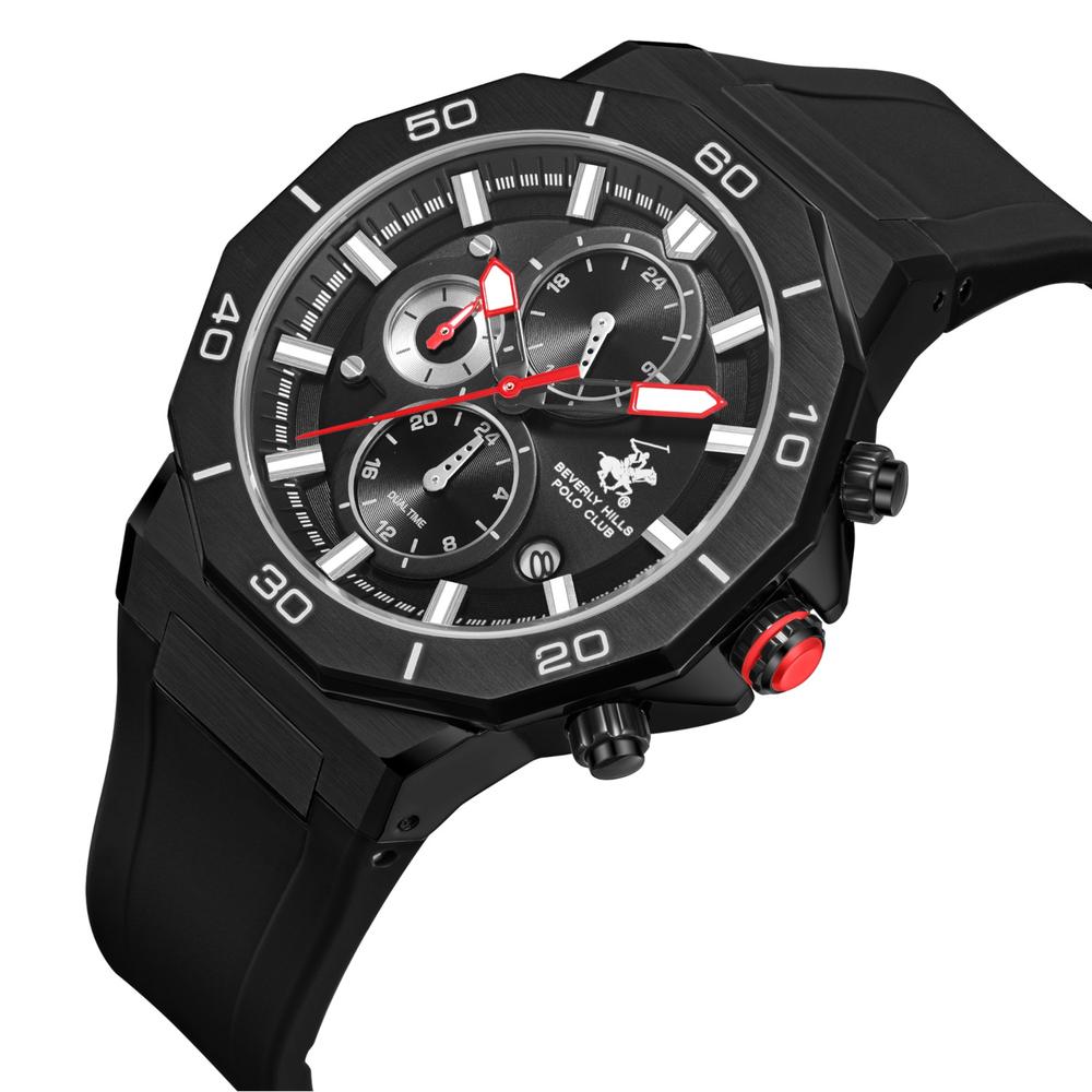 Foto 5 pulgar | Reloj Beverly Hills Polo Club Bp3784x.651 Men´s-negro