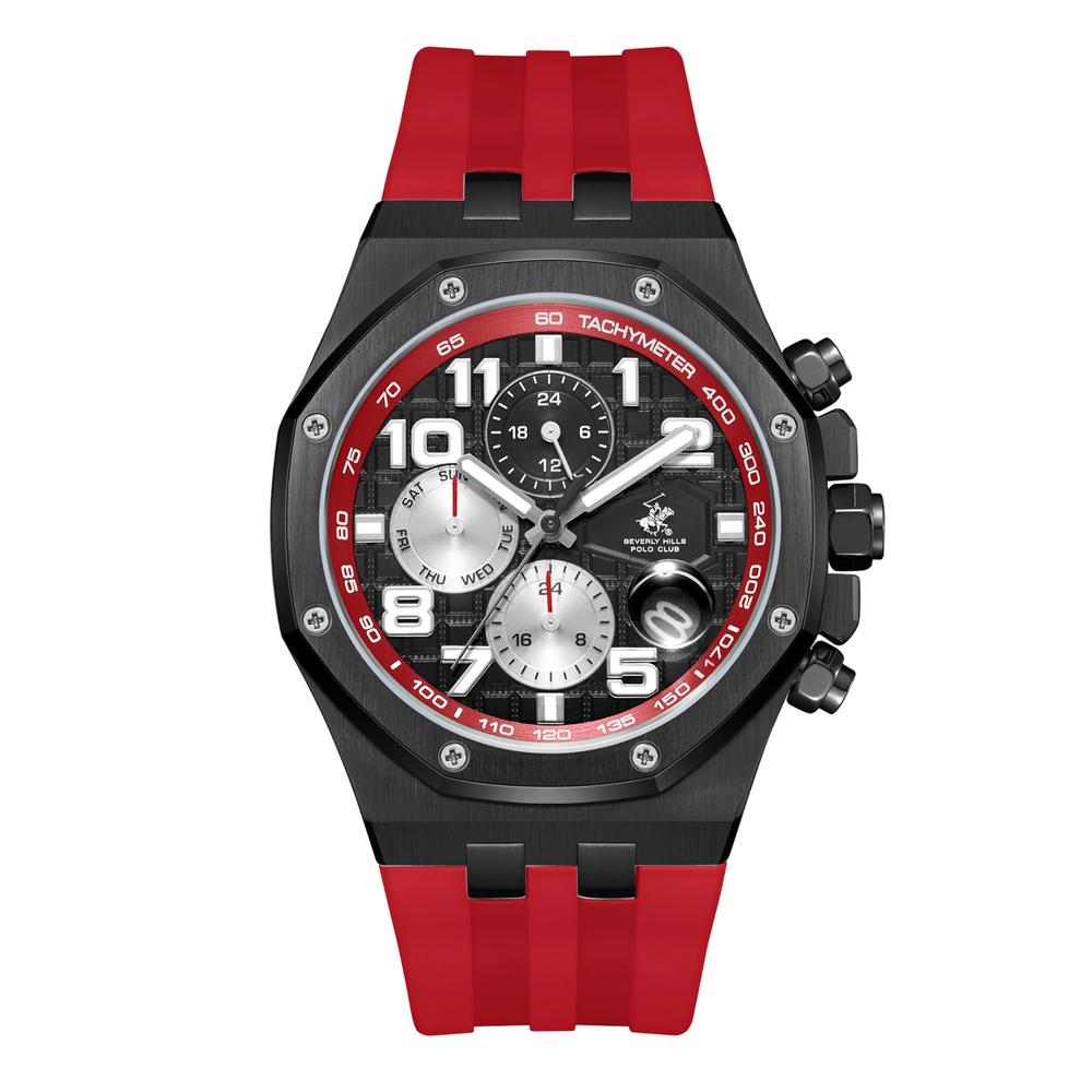 Reloj Beverly Hills Polo Club Bp3783x.658 Men´s-rojo