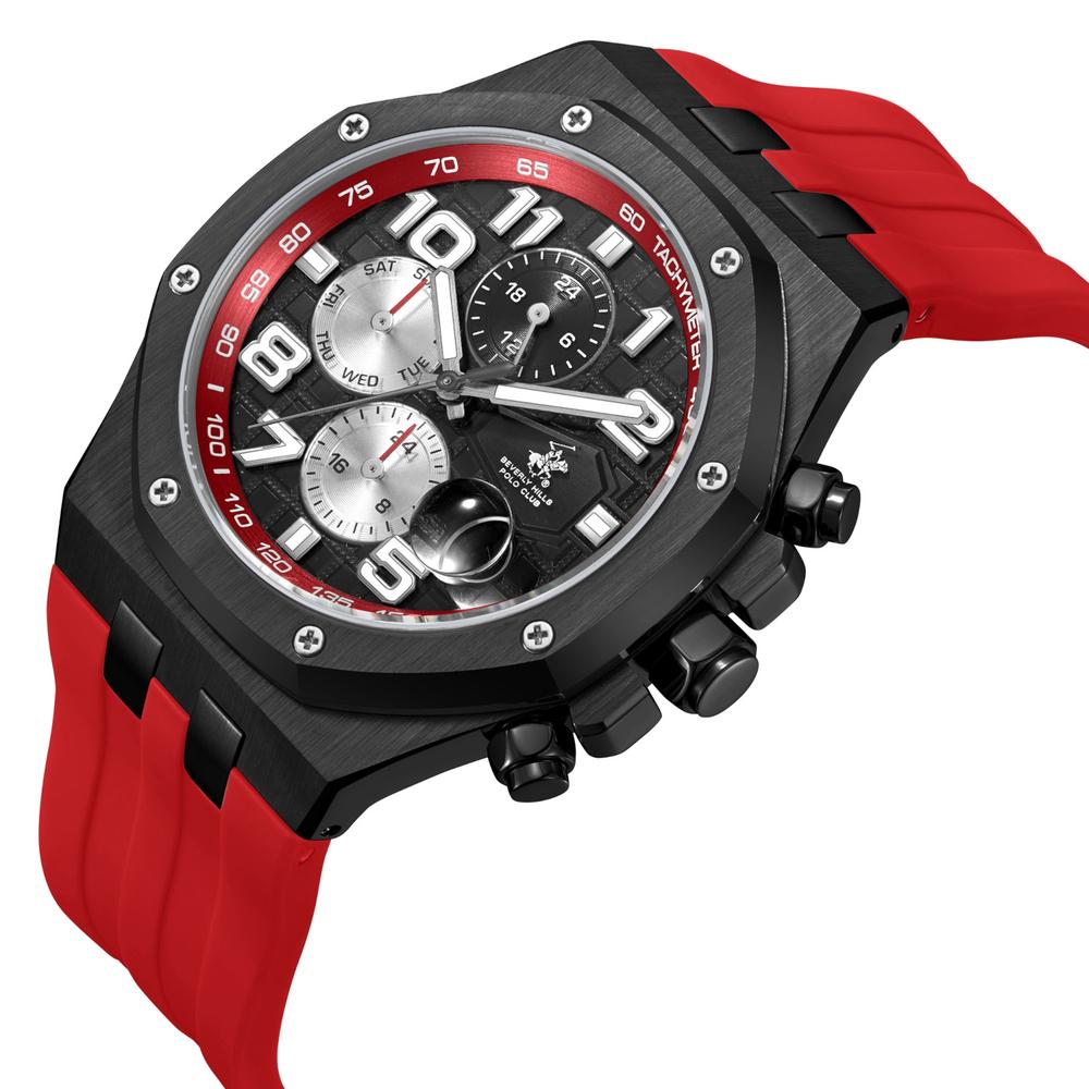 Foto 5 pulgar | Reloj Beverly Hills Polo Club Bp3783x.658 Men´s-rojo