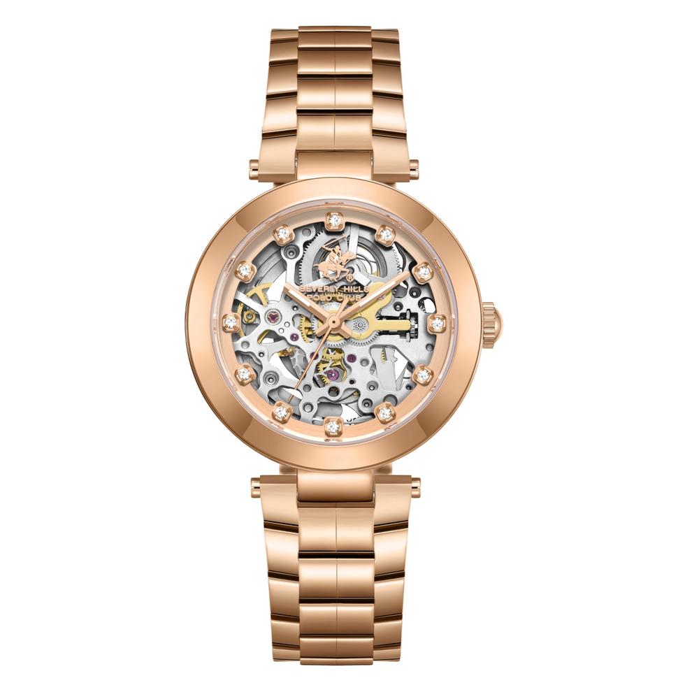 Reloj Beverly Hills Polo Club Bp3800x.430 Men´s-oro Rosa