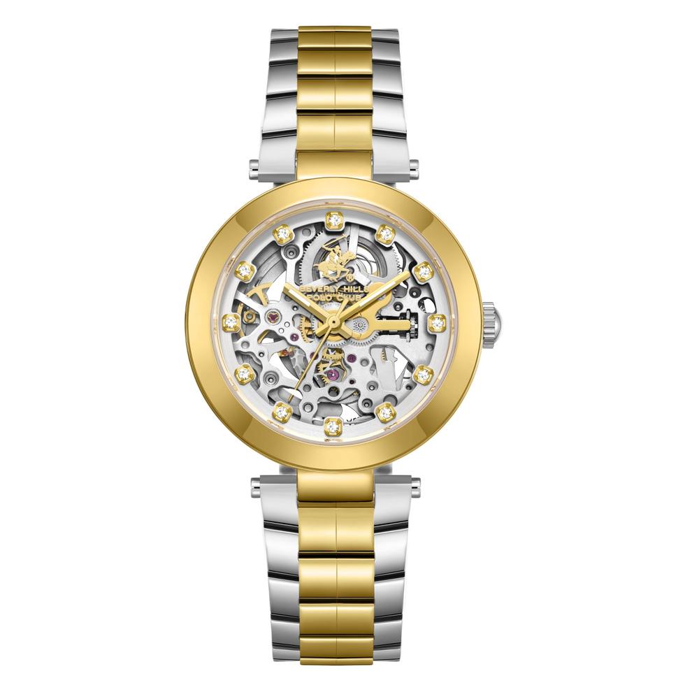 Reloj Beverly Hills Polo Club Bp3800x.230 Men´s-dorado