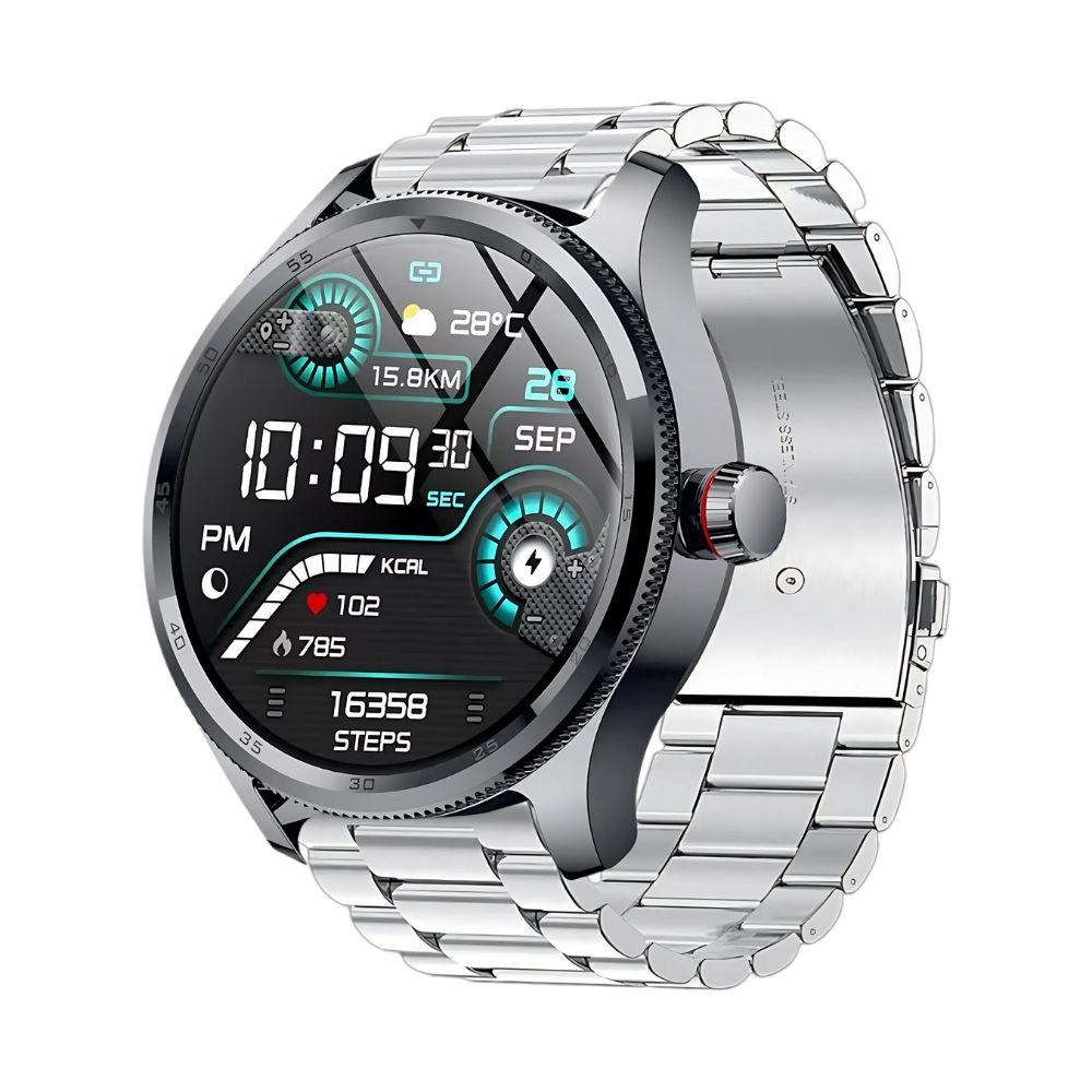 Foto 3 pulgar | Smartwatch Gadgets & Fun Alexa Steel para Hombre